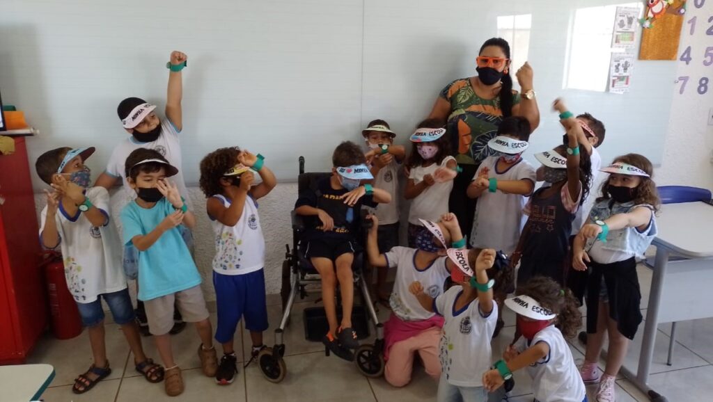 Imagem Ilustrando a Notícia: Escola de Iporá dá exemplo de inclusão ao proporcionar brincadeiras com crianças especiais