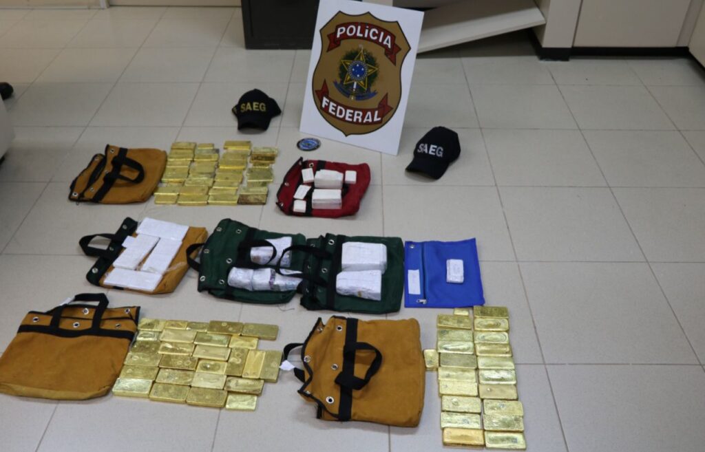 Imagem Ilustrando a Notícia: PF conclui investigação sobre ouro apreendidos no Aeroporto de Goiânia; 15 pessoas foram indiciadas