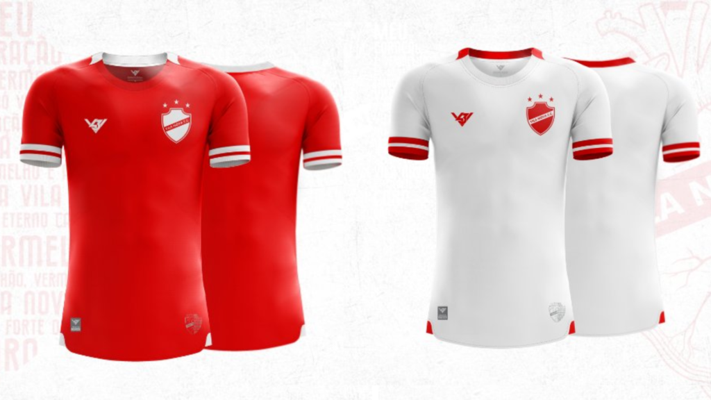 Imagem Ilustrando a Notícia: Vila Nova apresenta uniformes para a temporada 2022