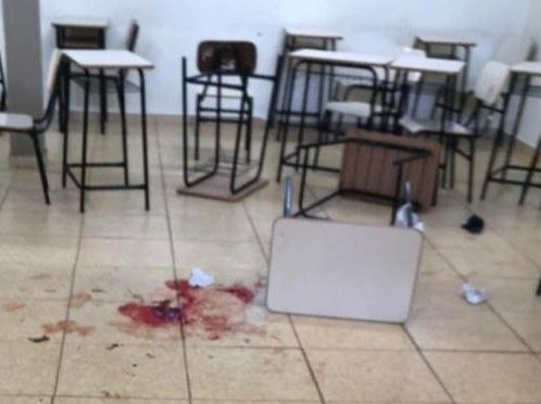 Imagem Ilustrando a Notícia: Com mais um caso de aluno esfaqueado dentro da escola, país tem sete vítimas em dois meses