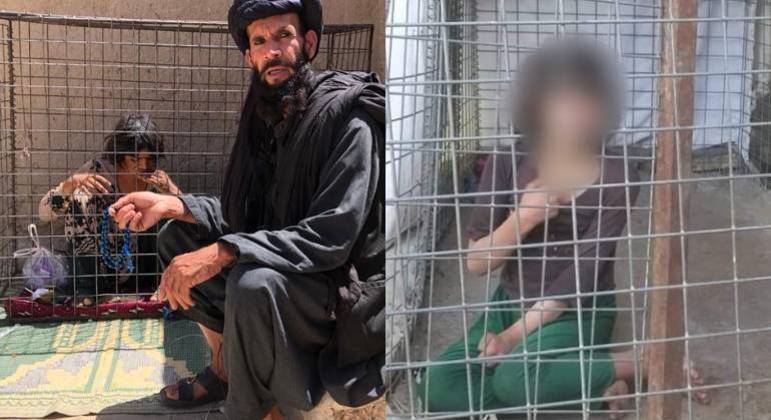 Imagem Ilustrando a Notícia: Imagens chocam ao mostrar meninas afegãs presas em gaiolas por sofrerem de doenças neurológicas
