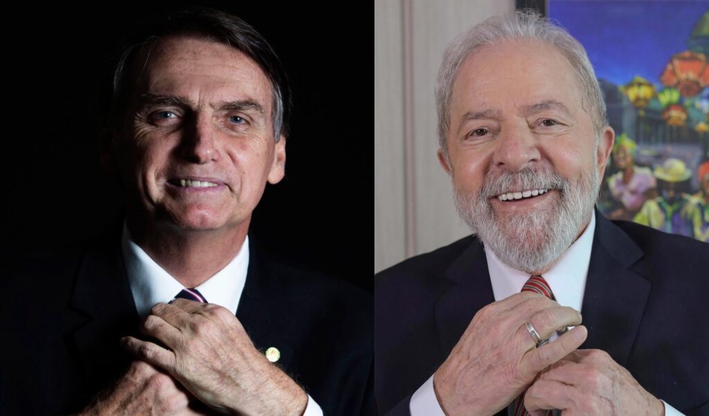 Imagem Ilustrando a Notícia: Lula tem 45% contra 33% de Bolsonaro, aponta pesquisa