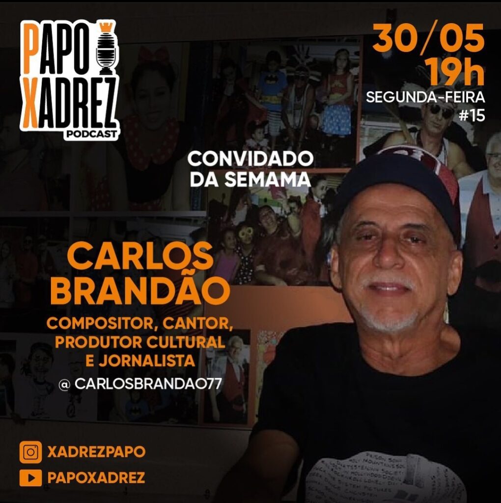 Imagem Ilustrando a Notícia: Cultura goiana em pauta: Carlos Brandão é o próximo convidado do ‘Papo Xadrez’