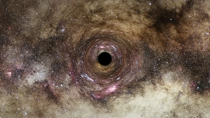 Imagem Ilustrando a Notícia: Hubble: como um buraco negro isolado pode ”viajar” pela Via Láctea