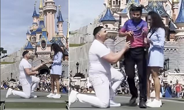 Imagem Ilustrando a Notícia: Funcionário da Disney toma aliança do noivo e estraga pedido de casamento; assista