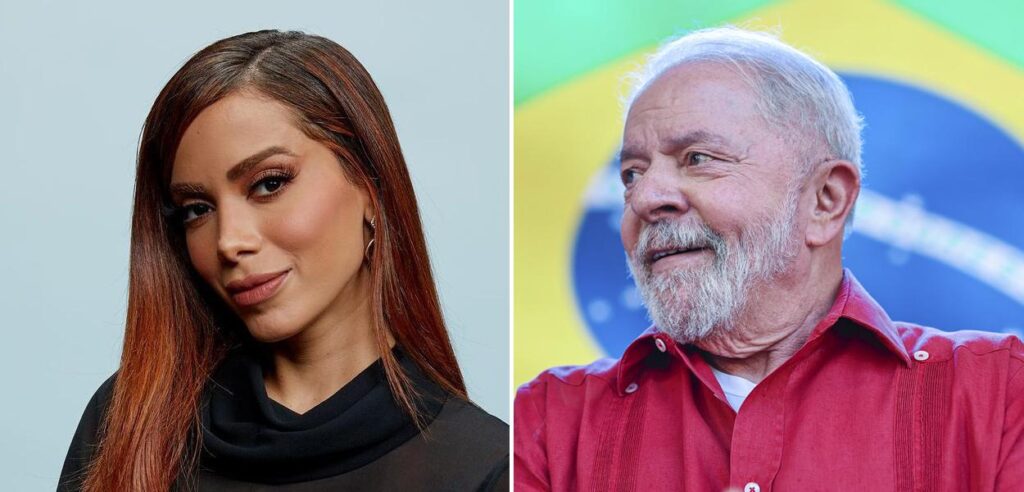 Imagem Ilustrando a Notícia: Anitta declara apoio à candidatura de Lula e viraliza na internet; mídia internacional repercute decisão da artista