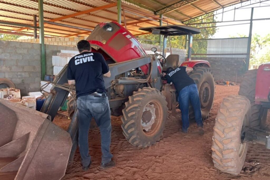 Imagem Ilustrando a Notícia: Operação da Polícia apreende maquinários e produtos agrícolas em Bom Jesus de Goiás