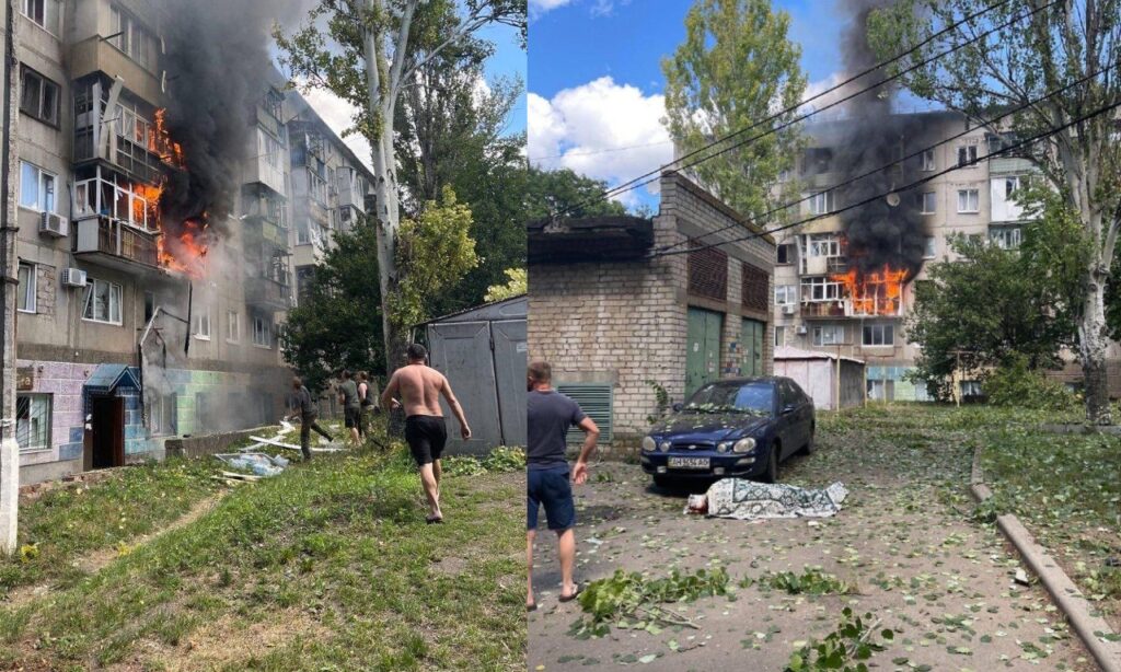 Imagem Ilustrando a Notícia: Rússia ataca prédio residencial próximo a Donetsk, diz governo local