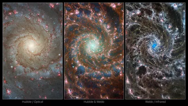 Imagem Ilustrando a Notícia: James Webb: Imagens da ‘Galáxia fantasma’ são reveladas