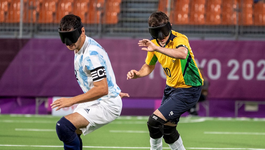 Imagem Ilustrando a Notícia: Atleta do futebol de cegos em Goiânia é convocado para disputar campeonato na França
