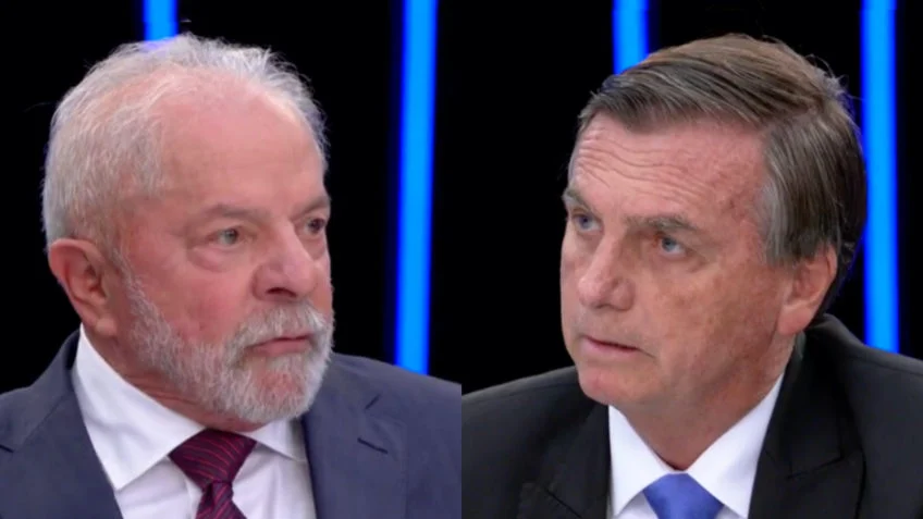 Imagem Ilustrando a Notícia: Bolsonaro e Lula terão primeiro confronto presencial em debate deste domingo