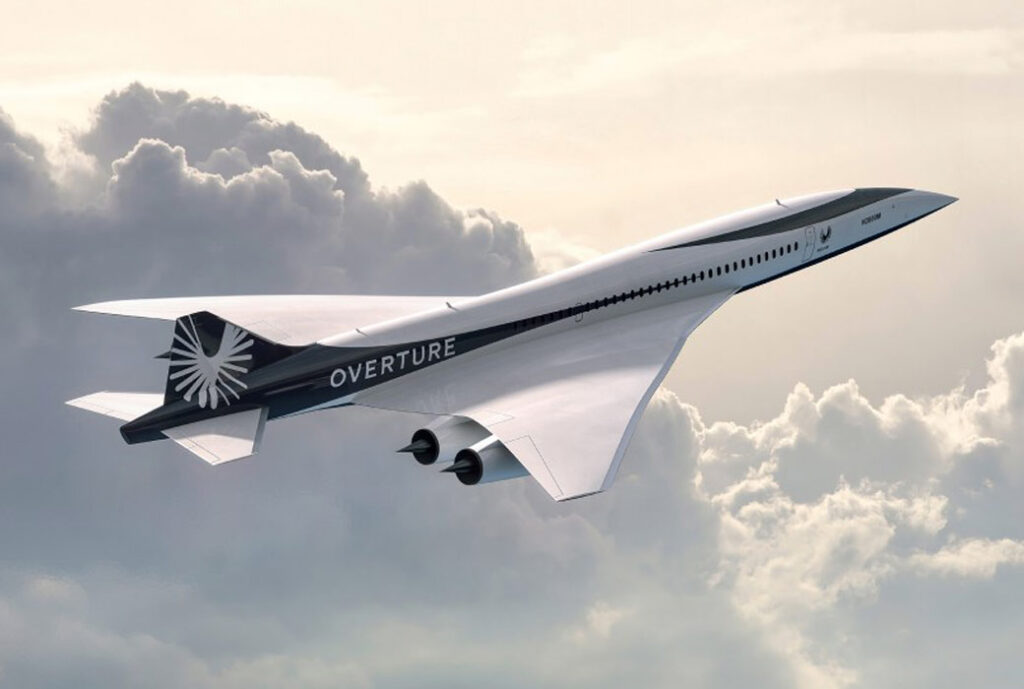 Imagem Ilustrando a Notícia: Projeto ‘Overture’, conheça avião comercial mais rápido do mundo