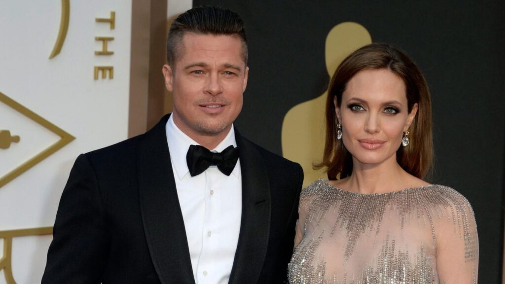 Imagem Ilustrando a Notícia: Brad Pitt é acusado de agressão após jogar cerveja em Angelina Jolie durante discussão