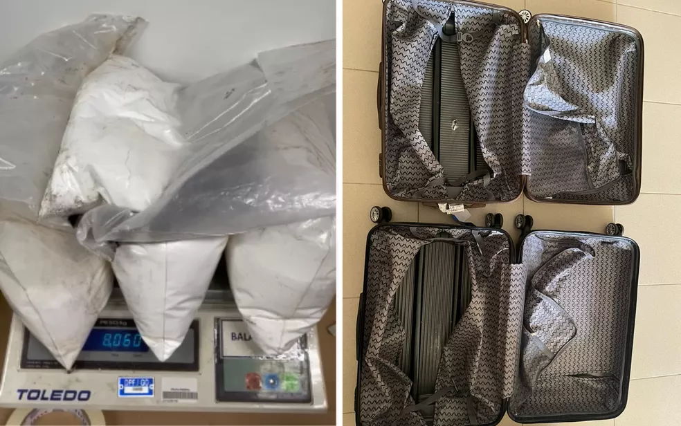 Imagem Ilustrando a Notícia: Espanhola é detida após tentar embarcar com 8 kg de drogas no aeroporto de Goiânia