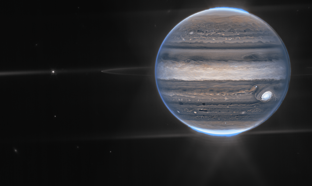 Imagem Ilustrando a Notícia: Imagens de telescópio revelam detalhes inéditos do planeta Júpiter