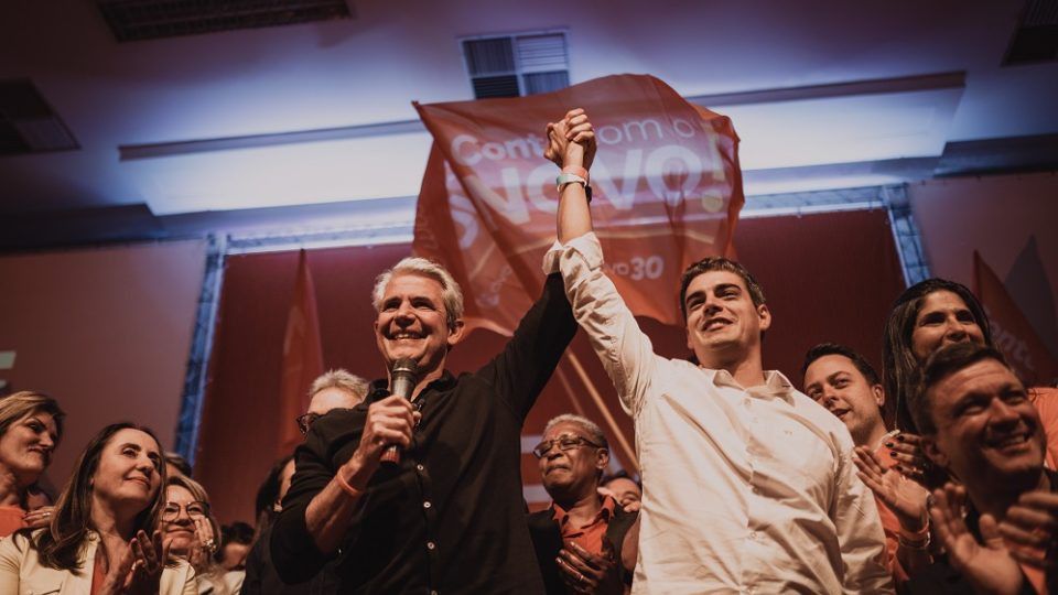 Imagem Ilustrando a Notícia: Felipe D’Ávila e Tiago Mitraud, candidatos do Novo, estarão em Goiânia