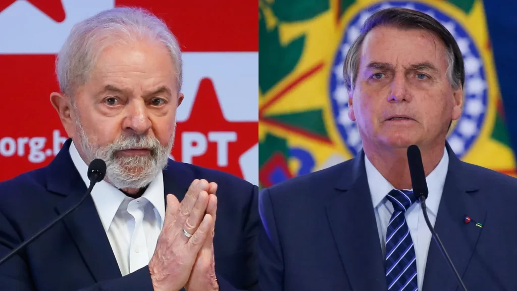 Imagem Ilustrando a Notícia: Ipec: Lula cresce 1 ponto e Bolsonaro mantém mesma pontuação