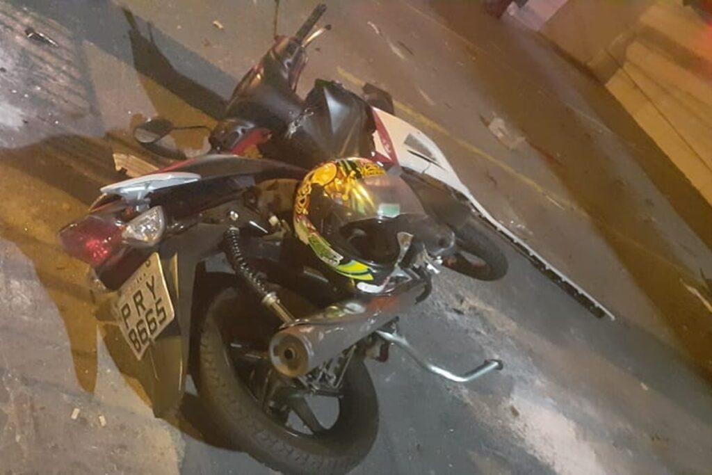 Imagem Ilustrando a Notícia: Motociclista morre em acidente com carro em Goiânia