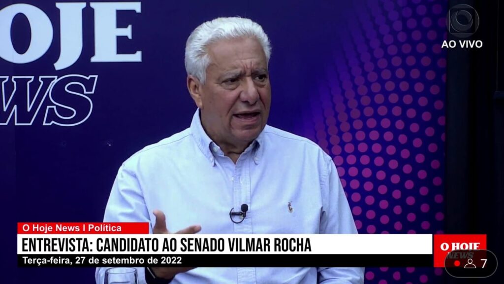 Imagem Ilustrando a Notícia: “Foi um erro político dessa aliança”, afirma Vilmar Rocha sobre os três candidatos de Caiado ao Senado