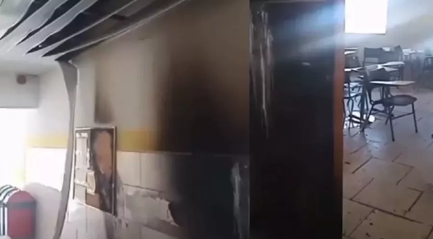 Imagem Ilustrando a Notícia: Adolescente esfaqueia coordenadora e ateia fogo em escola na Bahia