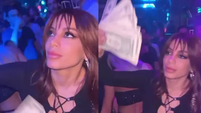 Imagem Ilustrando a Notícia: Anitta esbanja novo visual e faz ‘chuva de dólares’ em festa nos Estados Unidos