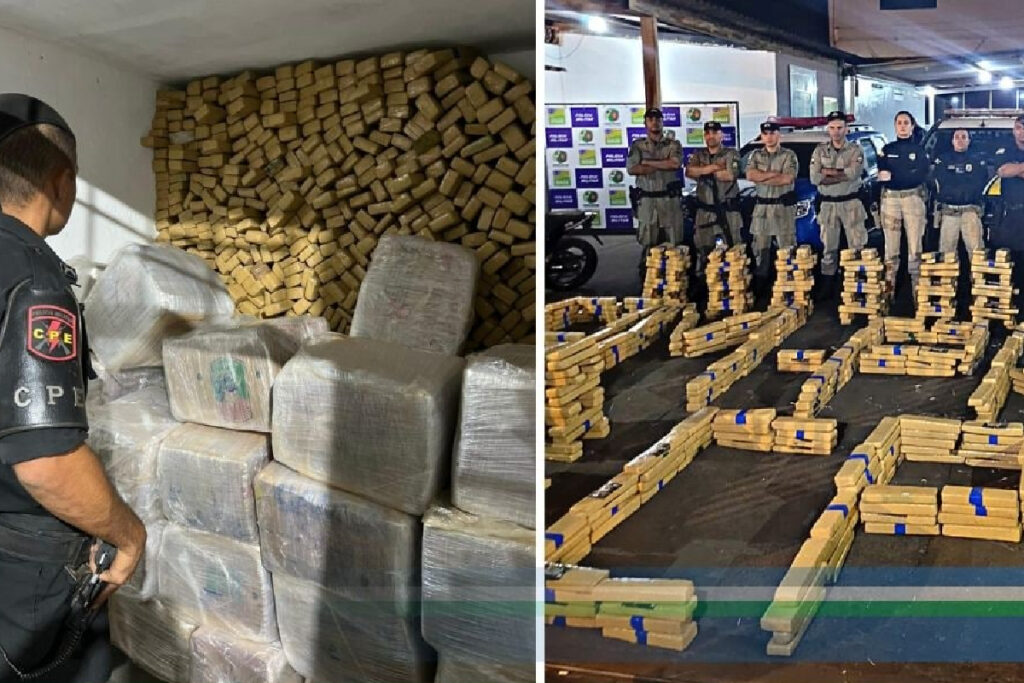 Imagem Ilustrando a Notícia: PM apreende 2 toneladas de drogas em Acreúna