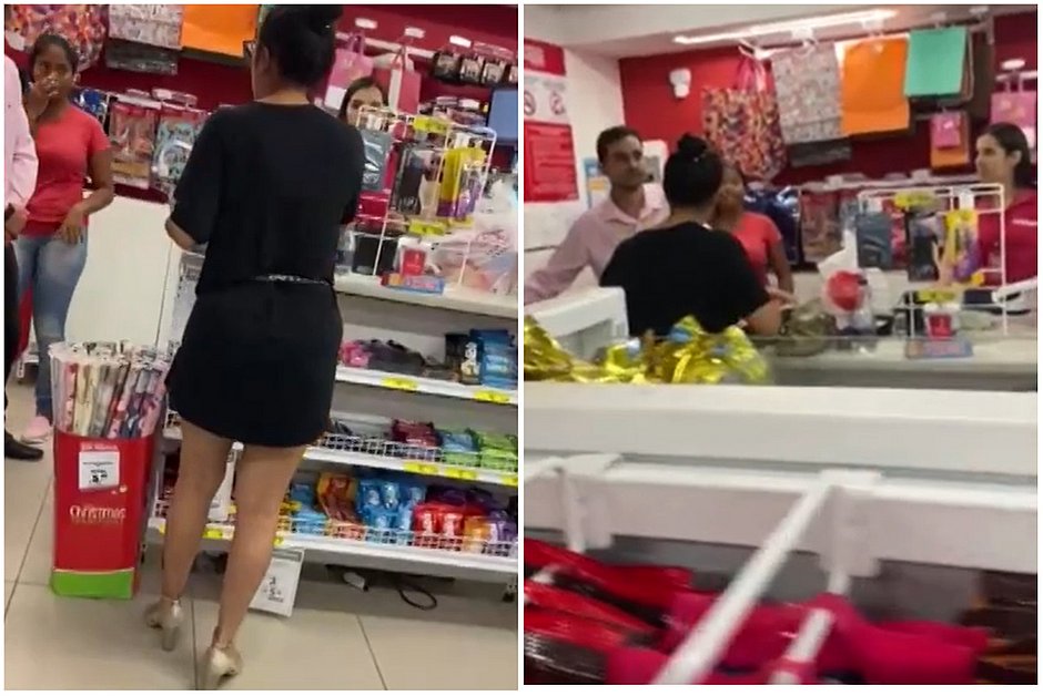Imagem Ilustrando a Notícia: Mulher chama funcionária de loja na Bahia de ‘neguinha escrava’; vídeo
