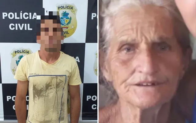 Imagem Ilustrando a Notícia: Homem é preso suspeito de matar a pauladas a mãe de amigo, de 77 anos, em Morrinhos