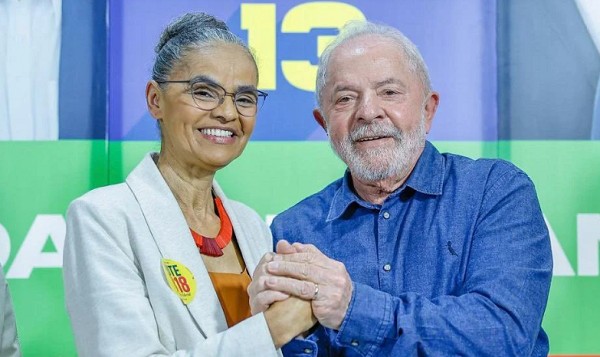 Imagem Ilustrando a Notícia: Marina Silva oficializa apoio a Lula; “nunca deixamos de estar próximos”