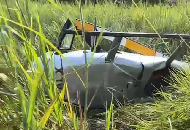 Imagem Ilustrando a Notícia: Vídeo: Helicóptero que transportava deputado cai em Engenheiros Caldas (MG)