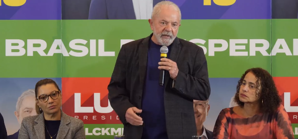 Imagem Ilustrando a Notícia: Lula diz que vitória “será seguramente aumentada” no 2º turno