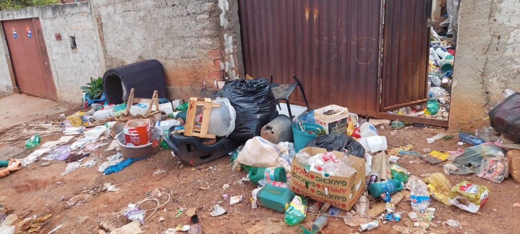 Imagem Ilustrando a Notícia: Prefeitura de Goiânia faz retirada compulsória de lixo em casa do Novo Mundo, nesta sexta