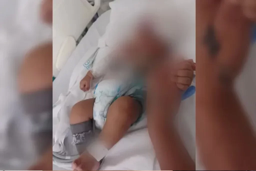 Imagem Ilustrando a Notícia: Polícia prende homem que matou bebê após arremessar celular