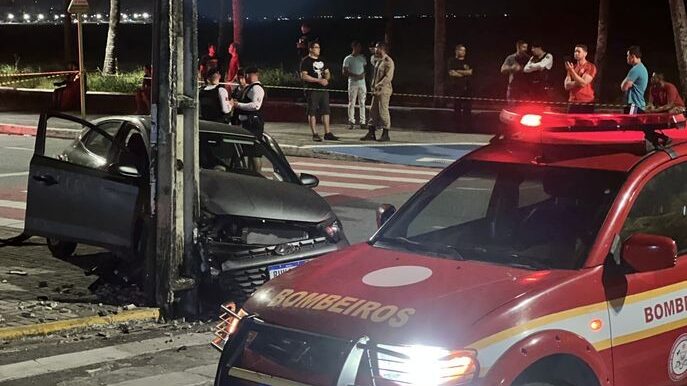 Imagem Ilustrando a Notícia: Comandante da Guarda Civil é morto a tiros enquanto dirigia em avenida da Paraíba