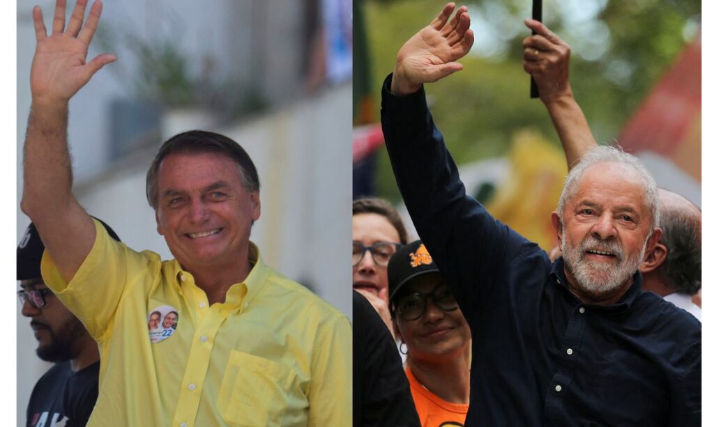 Imagem Ilustrando a Notícia: Com 58,82% das urnas apuradas, Bolsonaro lidera com 50,12%