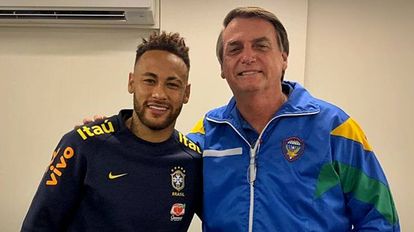 Imagem Ilustrando a Notícia: Neymar promete dedicar primeiro gol na Copa do Mundo para Bolsonaro