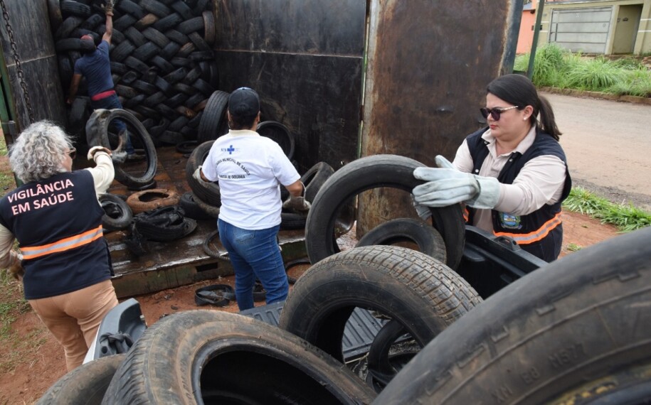 Imagem Ilustrando a Notícia: Aparecida de Goiânia pretende recolher 12 mil pneus em combate à dengue