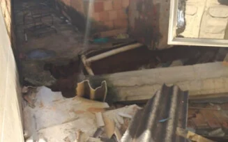 Imagem Ilustrando a Notícia: Cisterna desativada explode e destrói casa em Luziânia