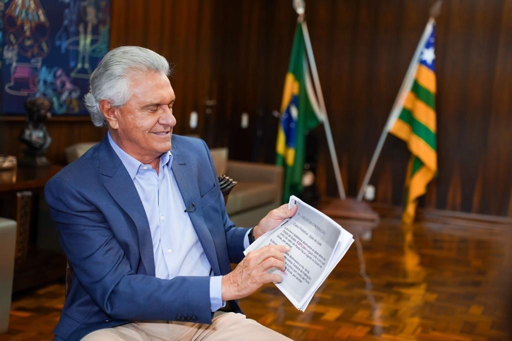 Imagem Ilustrando a Notícia: Governador Ronaldo Caiado é diplomado para segundo mandato