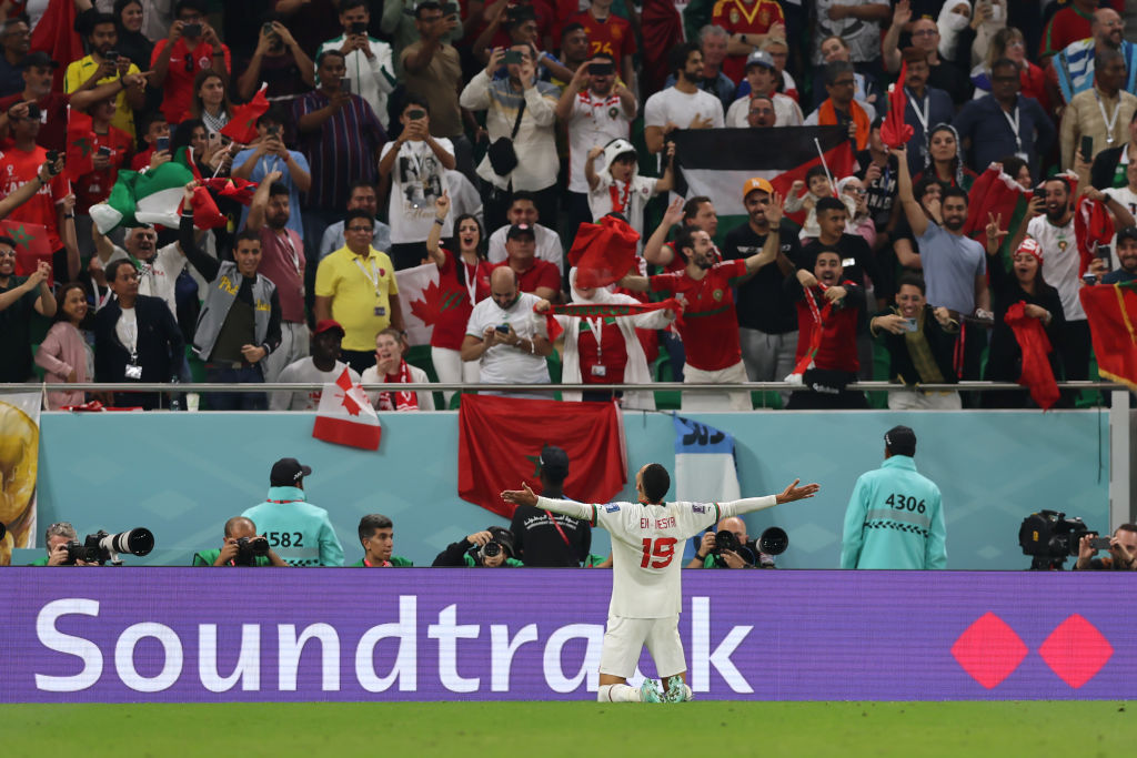 Imagem Ilustrando a Notícia: Marrocos vence Canadá e volta às oitavas da Copa após 36 anos
