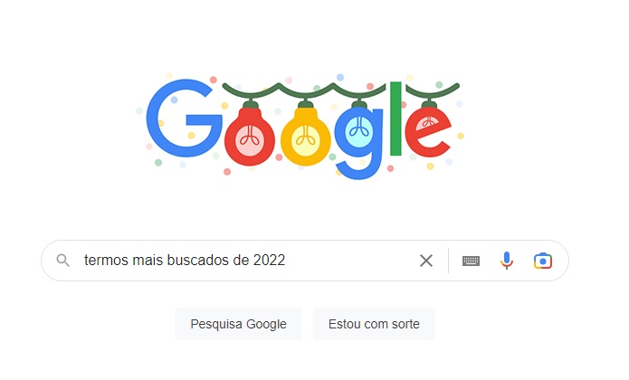 Imagem Ilustrando a Notícia: Termos mais buscados no Google em 2022