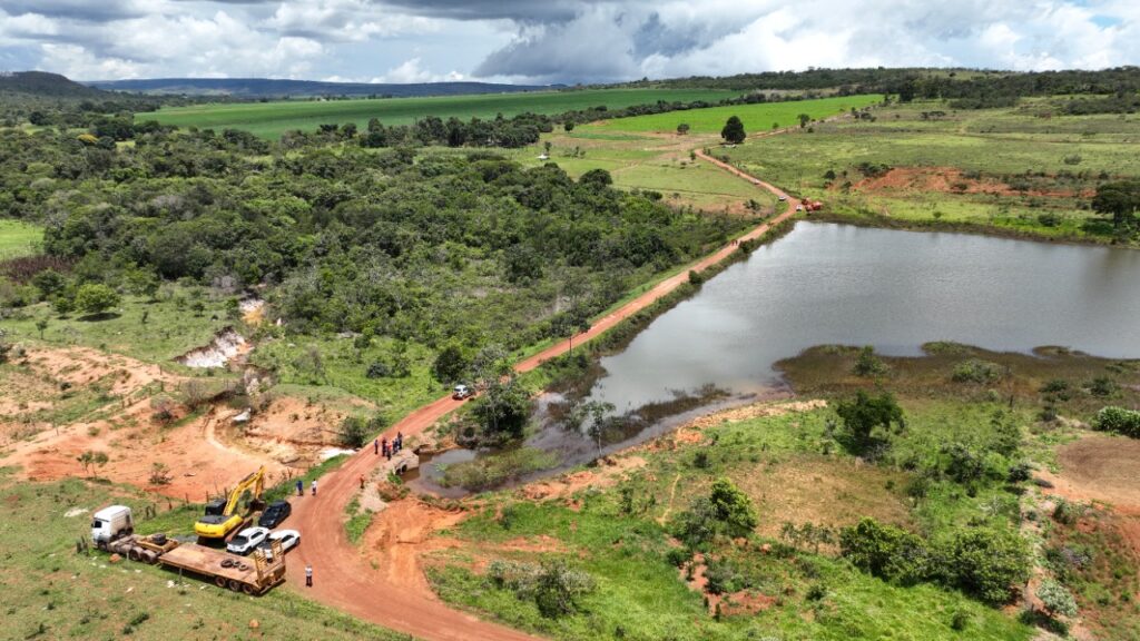 Imagem Ilustrando a Notícia: Barragem de Água Fria de Goiás recebe ações emergências para evitar rompimento