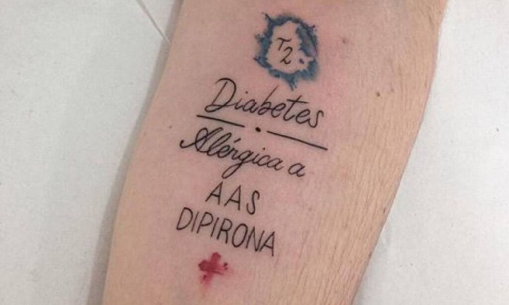 Imagem Ilustrando a Notícia: Pessoas com doenças crônicas ganharão tatuagem de segurança em evento