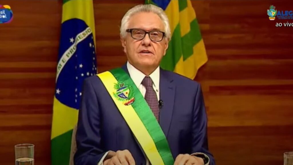 Imagem Ilustrando a Notícia: Ronaldo Caiado é empossado para segundo mandato como governador de Goiás