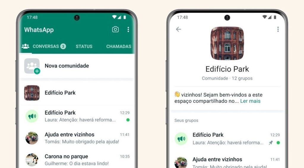 Imagem Ilustrando a Notícia: WhatsApp começa a liberar função ‘Comunidades’ no Brasil; entenda a novidade