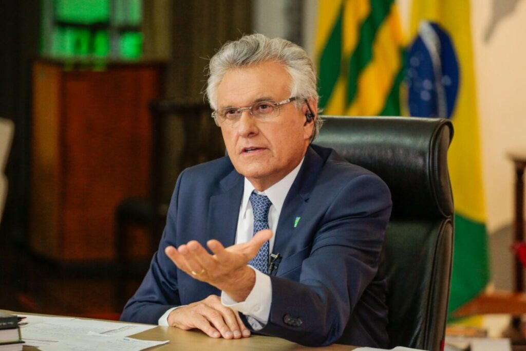 Imagem Ilustrando a Notícia: Governador Ronaldo Caiado vai a Brasília para discutir Reforma Tributária