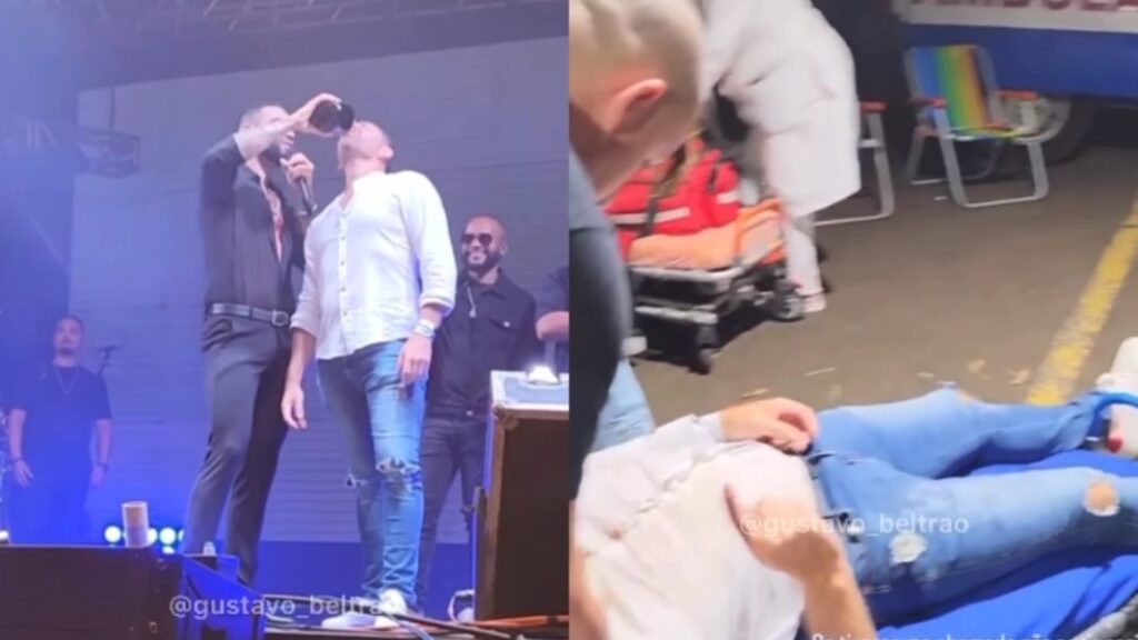 Imagem Ilustrando a Notícia: Fã do cantor Gusttavo Lima passa mal após beber com cantor em show