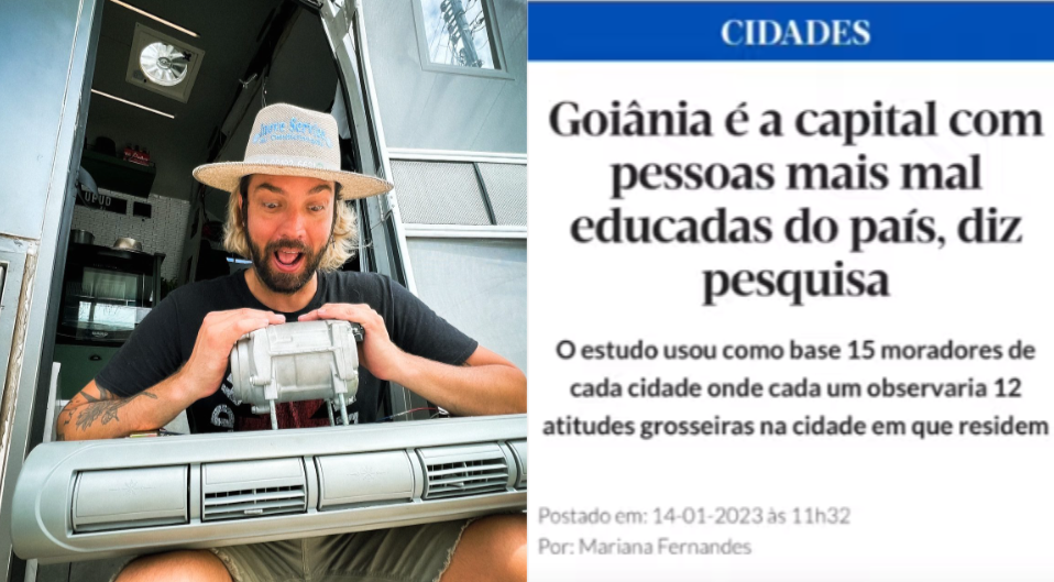 Imagem Ilustrando a Notícia: Influencers resolvem testar gentileza dos goianienses após capital ser considerada a mais ‘mal educada’ do país