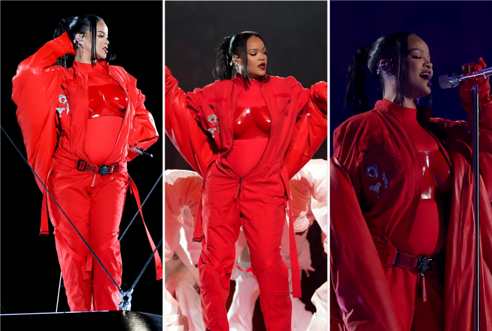Imagem Ilustrando a Notícia: Rihanna faz show com grandes hits da carreira no Super Bowl 2023: confira momentos inéditos