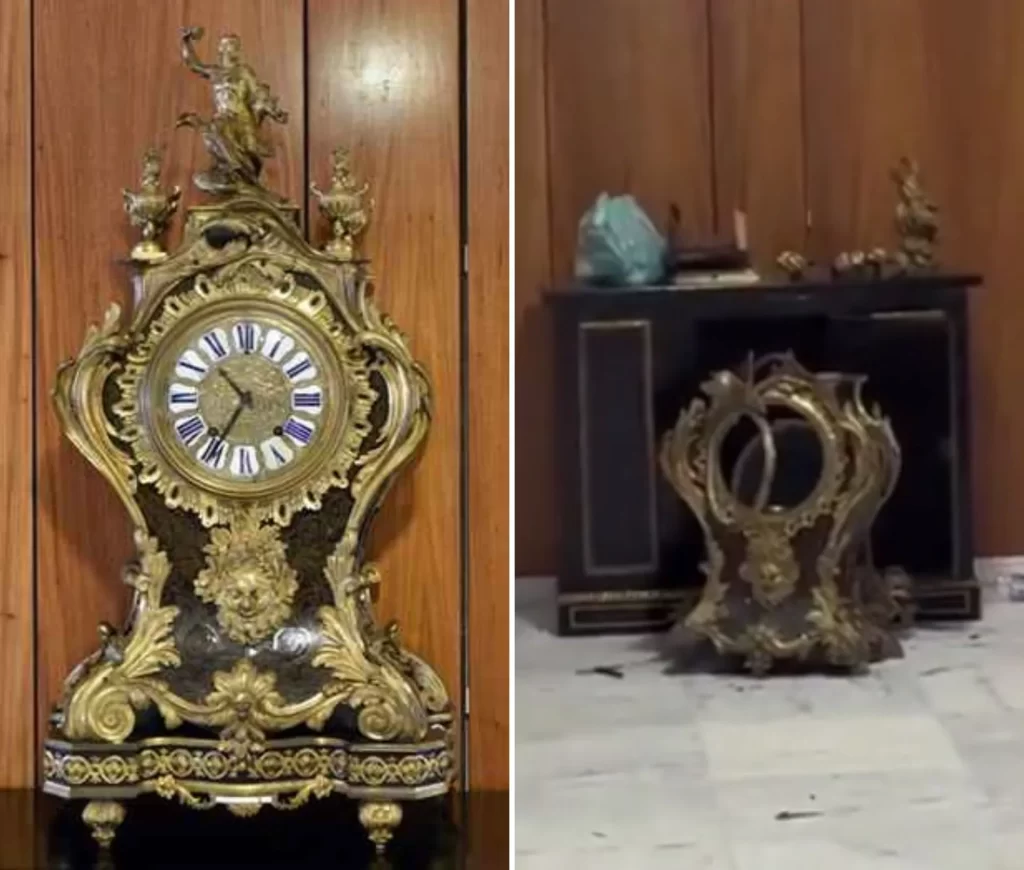 Imagem Ilustrando a Notícia: Suíça oferece restauro a relógio de Dom João 6º danificado durante invasão ao Congresso
